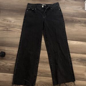 new worn before pacsun casey low rise black jeans!